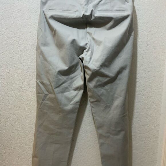 J. Crew Martie Slim Leg Crop Ankle Twill Trouser Dress Pants Preppy Light Gray 4 - Picture 8 of 12